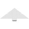 Ekena Millwork Redmond Architectural Grade PVC Gable Bracket, 36"W x 13 1/2"H x 4"D x 6"F, 9/12 Pitch GBP036X14X0406RED00 - alternate 4